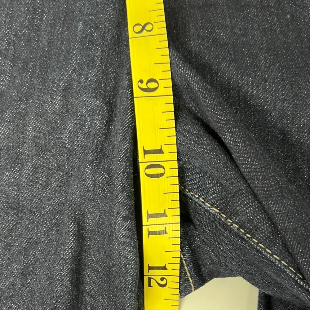 Torrid Dark Blue cropped Jeans with Frayed Hem - Picture 6 of 8